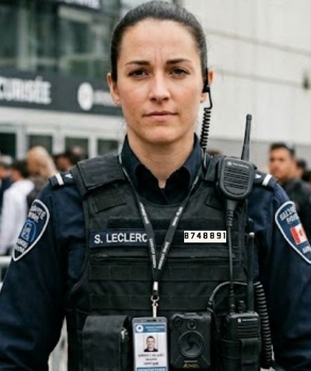 Agente de securité privée